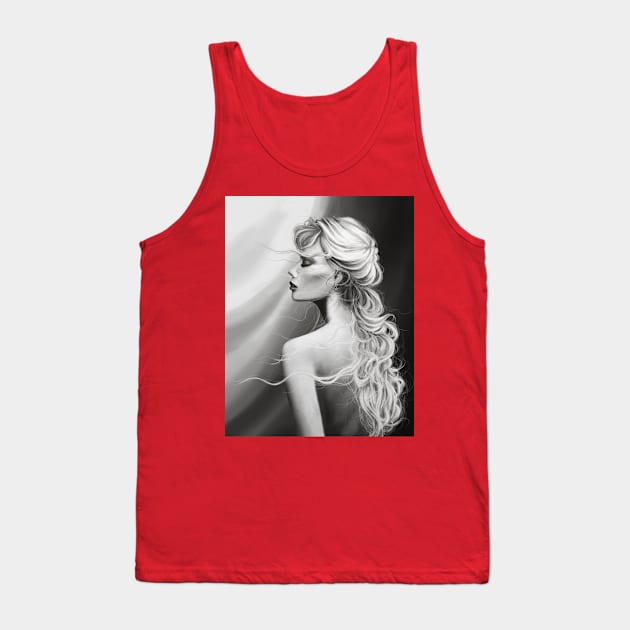 A mysterious blonde Tank Top by ArtVelenaRevers